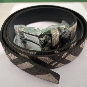 Men's Belt size 52 (Burberry like pattern)